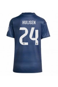 Real Madrid Dean Huijsen #24 Voetbaltruitje Uit tenue Dames 2025-26 Korte Mouw